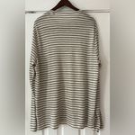 Vince  Striped Long Sleeve Linen Size XL Top NWOT Photo 1