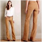 Anthropologie Pilcro Stet Button Hem Flare Cords Corduroy Pants Size 33 Tall Photo 1