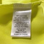 YA Los Angeles -Neon Yellow Blouse-Semi-sheer-Small Photo 6