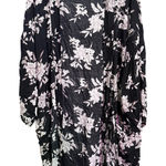 Spiritual Gangster  Floral Kimono Cardigan Black White One Size OS Photo 0