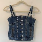 Princess Polly  Yappa Denim Top Photo 5