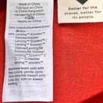 Madewell Red Boxy Ruffled Tank Top Photo 3