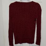 Karen Scott  Red and Black Heather Woven Sweater Size XS Photo 2