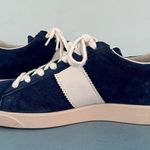 Ecco  Street Lite Retro Blue Depths White Lace Up Sneakers Photo 3