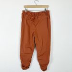 Free People Myrrh Terracotta Orange Parachute Pants Ruched Slouchy Cotton Photo 4