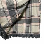 For Cynthia  Skirt Wool Blend Faux Wrap Fringe Plaid Business Casual Office Large Photo 8
