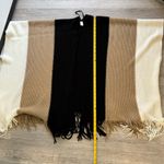 C. Est.1946 Black and Cream Knit Poncho one size Size undefined Photo 6
