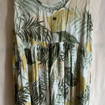 Rip Curl  Leaf Pattern Dress in Green and Yellow Photo 0