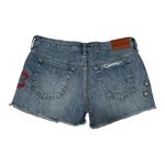 Lucky Brand  Embroidered Mid Rise Denim Boy Shorts 6/28 Photo 6
