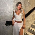 House Of CB  'Antonella' Off White Vegan Leather Corset NWOT size L‎ Photo 8