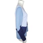 Belle By Kim Gravel Colorblock Long Sleeve Sweater Twilight Blue X Photo 8