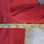 Evan Picone  womens 10 red blazer with flower brooch Photo 5