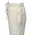 Shoedazzle NEW Shoe Dazzle Furry Fleece Joggers in Cream Size XS Photo 3