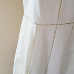 Parker  Juliiette white mini dress size medium Photo 4