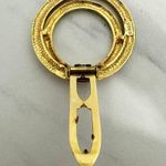Vintage Ciner Gold Tone Round Dress Clip Designer Jewelry ✨ Photo 2