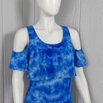 Caribbean Joe  Blue Tie-Dye Dress Photo 0