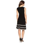 Nanette Lepore  Black Sleeveless Knit Santa Maria Mini Dress Small Photo 1