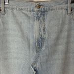 Old Navy Womens Size 24 Denim High Rise Lightwash Midi Skirt Pockets Secret Slim Photo 4