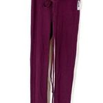 Gymshark  | Plum Ribbed Knit Legging Pants w/Removable Belt XS Photo 0