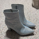 Forever 21 Forever Sparkly Boots 21 Silver Photo 0
