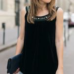 Susan Lawrence  velvet gem tank top made in USA Photo 0