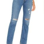 Levi's 501 Original Fit Medium Wash Distressed Straight Leg Jeans 26 x 30 Photo 0