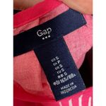 Gap Women's Pink White Floral Sleeveless Button Back Rayon Tank Top Size Small Photo 8