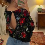 Free People Velvet Slouchy Bodysuit Photo 2