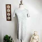 Theory Cherry B3 Stirling Rib-Knit Mini Shirt Dress in
Gray Small Photo 2