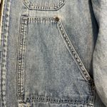 Liz Claiborne VTG 90s Petite Medium Liz Authentic Full Zip Denim Field Jacket Multiple Pockets Photo 14