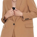 ZARA  Woman's Oversized Tan Blazer Size S Photo 3