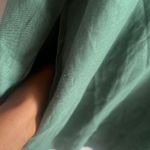 simpson handmade custom lagenlook linen button back midi dress Green Size undefined Photo 4