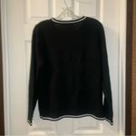 White Stag  Black Christmas Applique Ugly Christmas Sweater M Photo 8