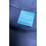 J. McLaughlin  Top‎ Sz S Blue Ruffle Smocked Bishop Sleeve Stretch V-Neck Office Photo 4