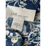 J Jill Love Linen Sleeveless‎ Pintuck Dress Small Pockets Blue Beachy Lagenlook Photo 3