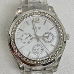 Relic  Watch Women Silver Transparent tone Chronograph quartz analog 37mm running Photo 2