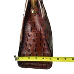 Brahmin  Asher Tri Color Croc Embossed Leather Top Zip Tote Shoulder Bag Photo 8