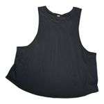 Lululemon Just Pleat It Tank Top 4 Black Cropped Pleated Back Flowy Sheer Photo 4