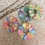 Ombré Confetti Sprinkles Shaker Scrunchie Hair Accessories Hair Tie Multiple Photo 5