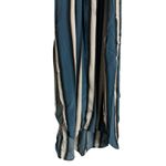 Equipment Connell Blue Striped Long Sleeve Belted Silk Shirt Dress Size Small Photo 9