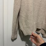 VICI  Knit Cozy Sweater Cream Beige Size XS Photo 4