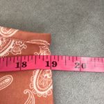 PaperMoon Paisley Print Tank Top Orange Strappy Back Medium Petite NWT Boho Photo 7