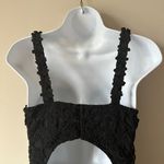 Anthropologie  Pankaj & Nidhi Womens Beaded Mini Dress in Black Size XS Photo 7