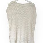 ATM Anthony Thomas Melillo Diagonal Stitch Knit Pullover Boat Neck Top Ecru White Size Medium Photo 3