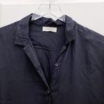 C’isa Tie Dye Black Button Down Tunic Dress Photo 13