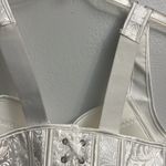 02 Collection White Bridal Bustier Large NWOT Photo 9