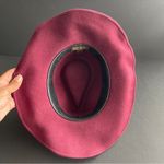 Scala  | Burgundy Wool Wire Brim Fedora Hat Photo 8