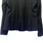 Eileen Fisher Blazer Black Crepe One Button Classic Jacket Women’s Size Medium Photo 6