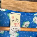 7th Ray  Blue Floral‎ Blouse Size Large Photo 4