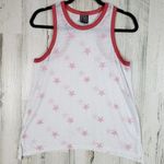 Modern Lux  Shark Bite Star Print Graphic Sleeveless Tank Top Women's Size Small Photo 0